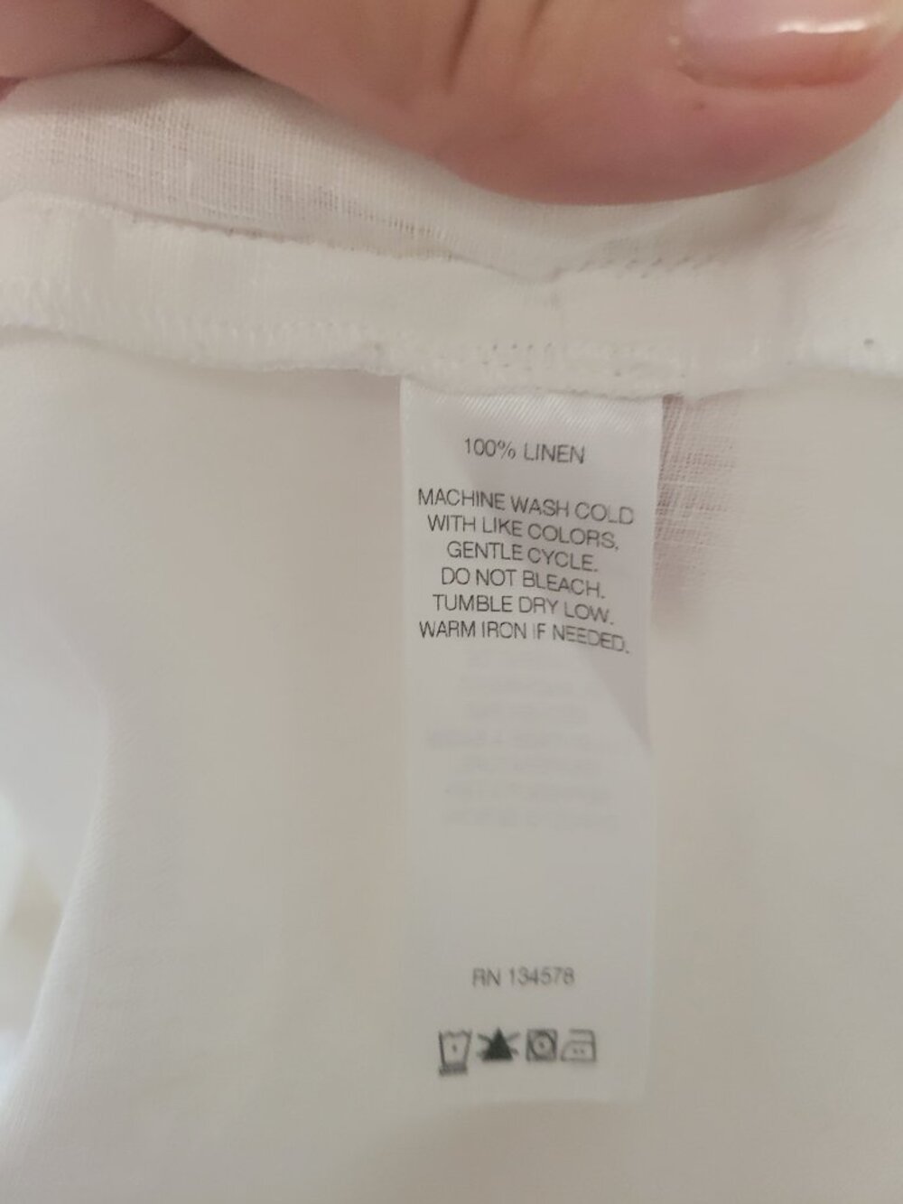 Vineyard Vines White 100% Linen Shirt with pockets - Picture 2 of 6